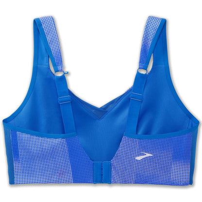 Brooks Women's Convertible Sports Bra for High Impact Running, Workouts & Sports with Maximum Support - Bluetiful Altitude Print - 38 DD
