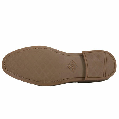 Sperry Men's Gold Cup Exeter Suede Penny Loafer, Olive, 11.5