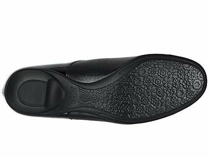 SAS Isabel Mary Jane Comfort Heel Black/Black Patent 10.5 W - Wide (C)