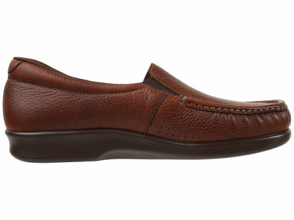 SAS Twin Slip On Comfort Loafer Mulch 6.5 N - Narrow (AA)