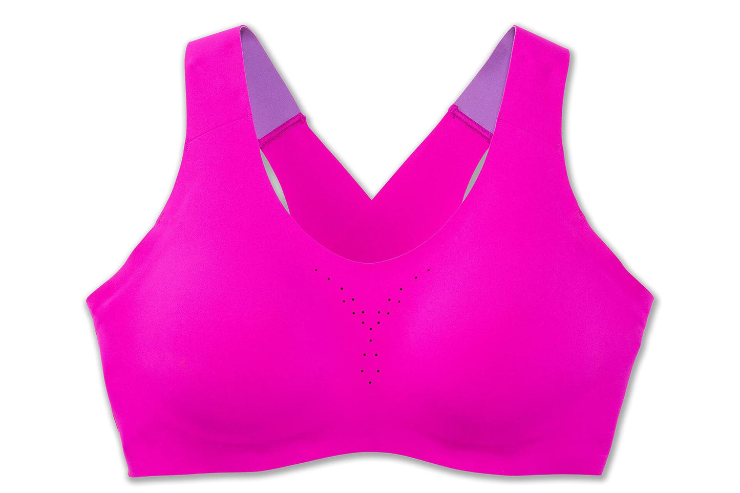 Brooks Dare Crossback Women’s Run Bra for High Impact Running, Workouts and Sports with Maximum Support - Magenta/Heliotrope - 32C/D
