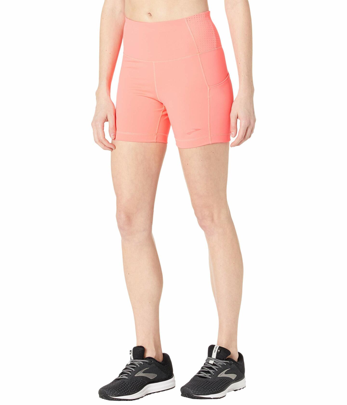 Brooks Womens Method 5" Short Tights Black LG (US 12-14) 5