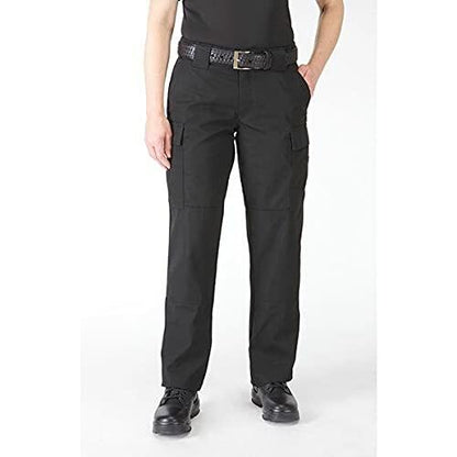 5.11 Tactical Women's TDU Pants, Regular Fit, Cargo Pockets, Style 64359, Dark Navy, 14 Long