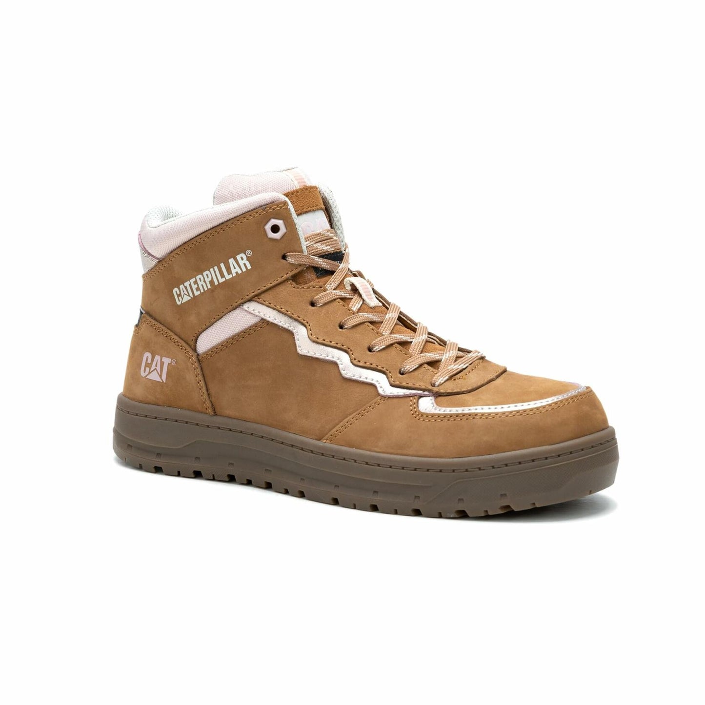 CAT Women's Streamline Court Mid Composite Toe Construction Boot, Sundance, 5.5