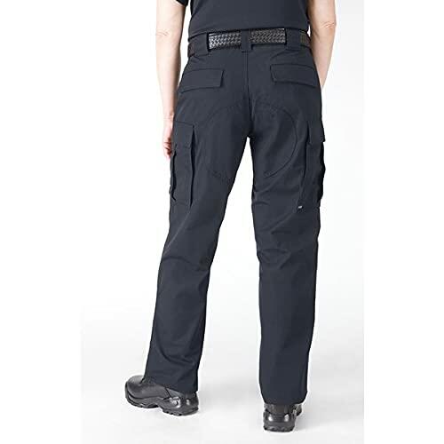 5.11 Tactical Women's TDU Pants, Regular Fit, Cargo Pockets, Style 64359, Dark Navy, 14 Long