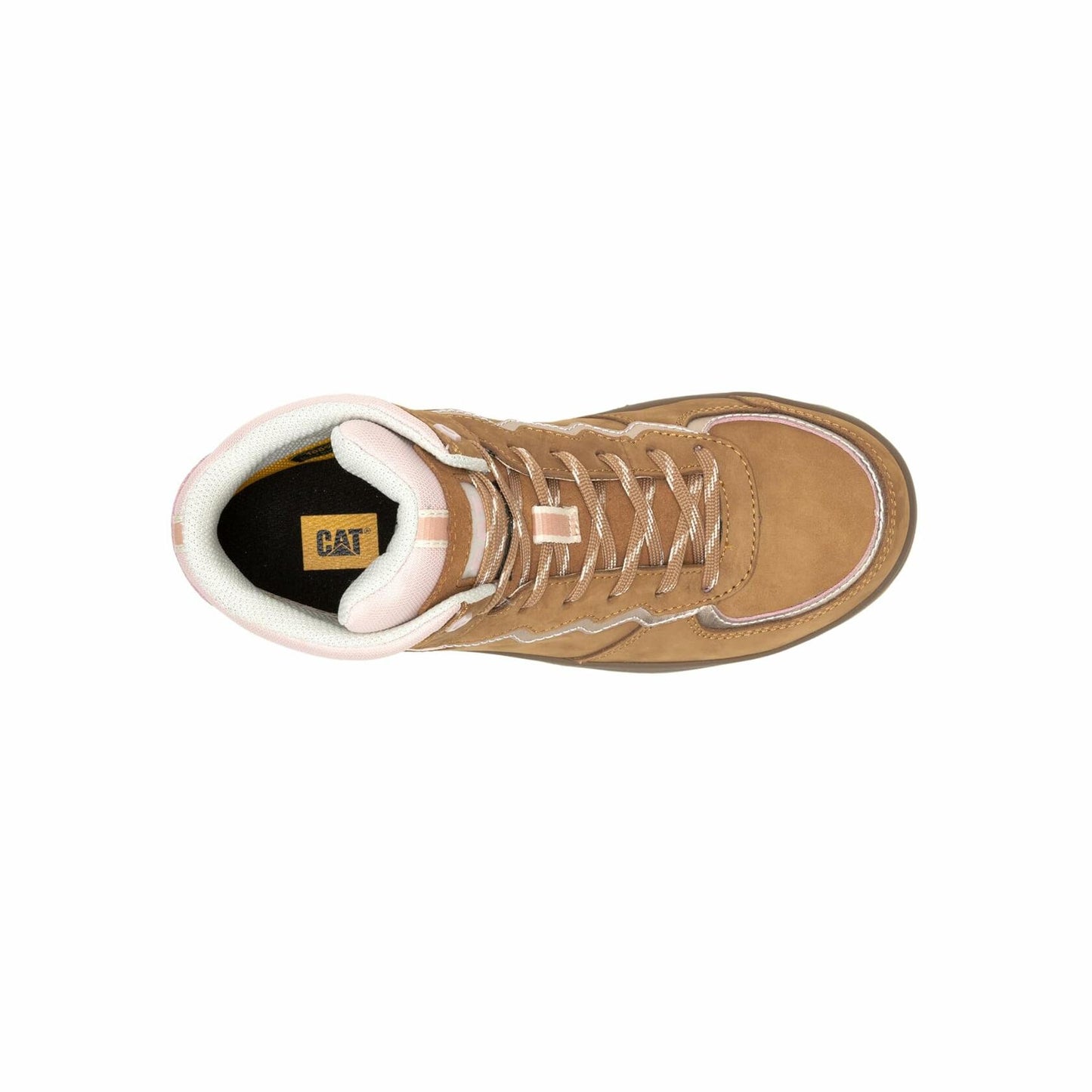 CAT Women's Streamline Court Mid Composite Toe Construction Boot, Sundance, 5.5