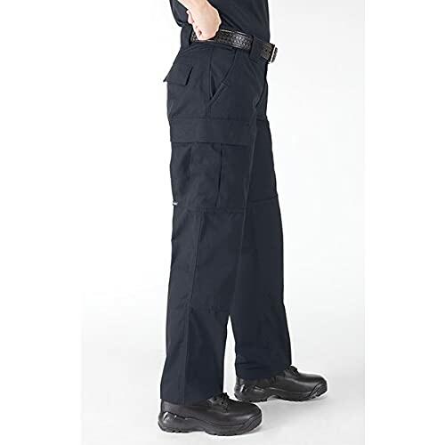 5.11 Tactical Women's TDU Pants, Regular Fit, Cargo Pockets, Style 64359, Dark Navy, 14 Long
