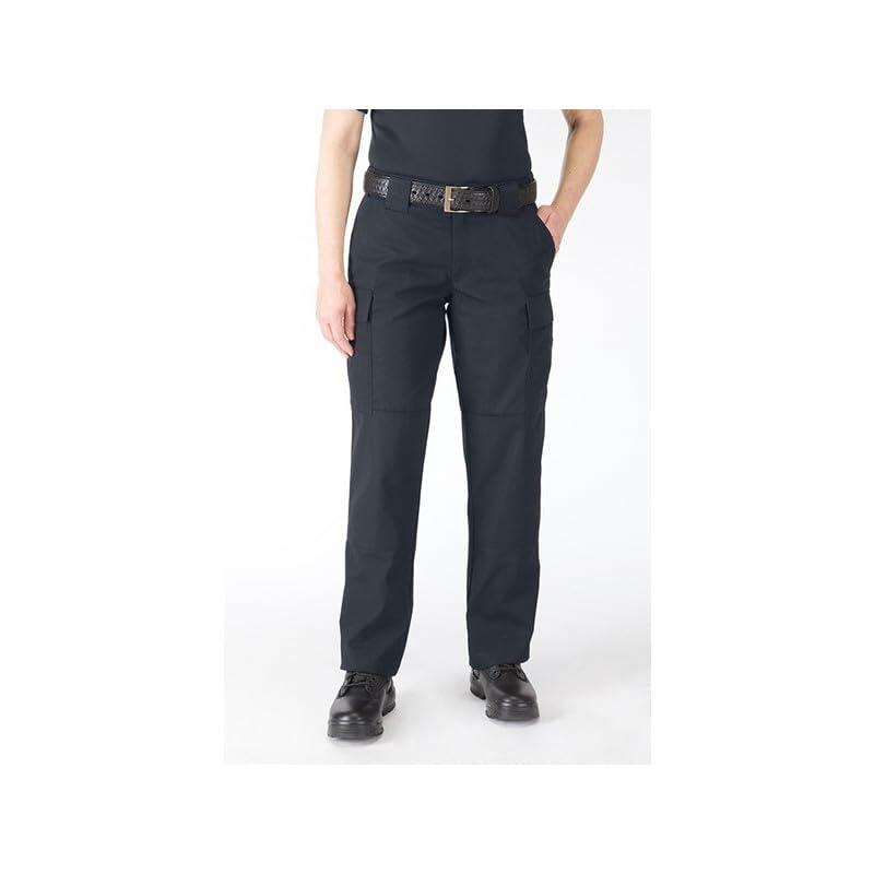 5.11 Tactical Women's TDU Pants, Regular Fit, Cargo Pockets, Style 64359, Dark Navy, 14 Long