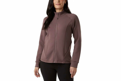 32 Degrees Heat Women's Full Zip Active Tech Jacket (US, Alpha, X-Large, Regular, Regular, Brown)