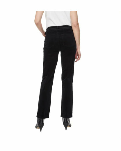 Buffalo David Bitton Women's Stretch Straight Leg Corduroy Pant (US, Numeric, 10, Regular, Regular, Black)