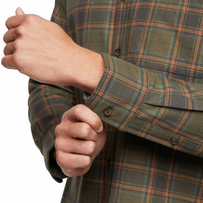 Eddie Bauer Men’s Classic Plaid Flannel Shirt – Long Sleeve, Button-Up (US, Alpha, XX-Large, Regular, Regular, Green)