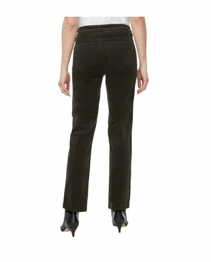 Buffalo David Bitton Women's Stretch Straight Leg Corduroy Pant (US, Numeric, 16, Regular, Regular, Rosemary (Green))