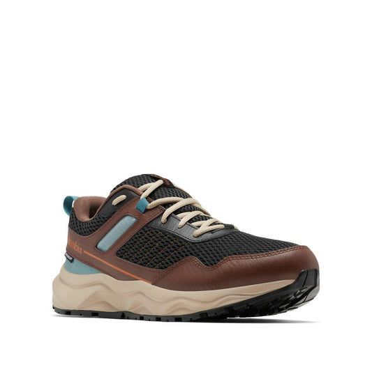 Columbia Men's Plateau Waterproof Hiking Shoe, Bison Brown/Warm Copper, 15