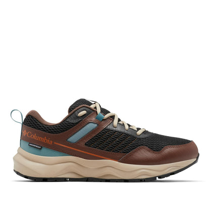 Columbia Men's Plateau Waterproof Hiking Shoe, Bison Brown/Warm Copper, 15