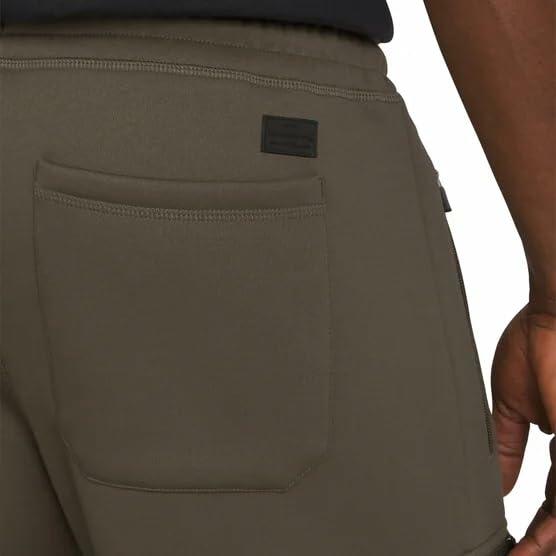 Weatherproof Vintage Men's Heavyweight Cargo Sweatpants - with Zip Pockets and Flex Waist (Green, XXL)