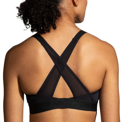 Brooks Women's Plunge 2.0 Sports Bra for Running, Workouts & Sports - Black - S