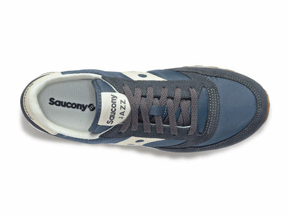 Saucony Men's Jazz Original Sneaker, Navy/Cream, 10