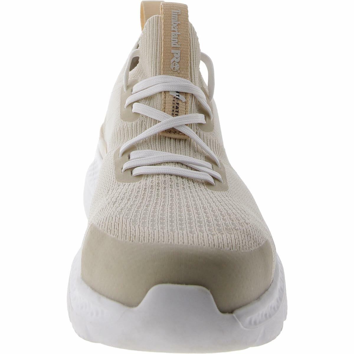 Timberland PRO® Setra Knit Composite Safety Toe Women’s Sneakers – Breathable Upper – Removable Insole Beige/Almond 8.5 C - Wide
