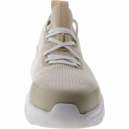 Timberland PRO® Setra Knit Composite Safety Toe Women’s Sneakers – Breathable Upper – Removable Insole Beige/Almond 8.5 C - Wide