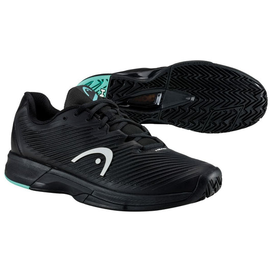 HEAD Revolt Pro 4.0 Men's Shoes, Black/Teal, Size 13.0 USA