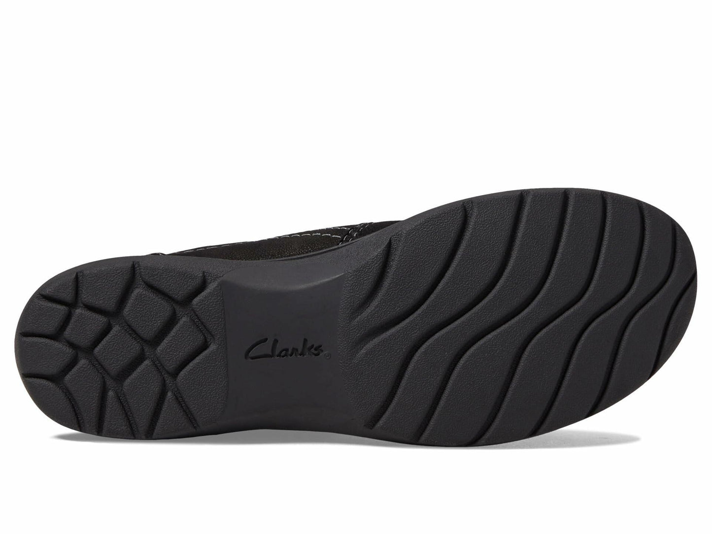 Clarks Black's Carleigh Ray Oxford, Black Nubuck, 11 Medium US