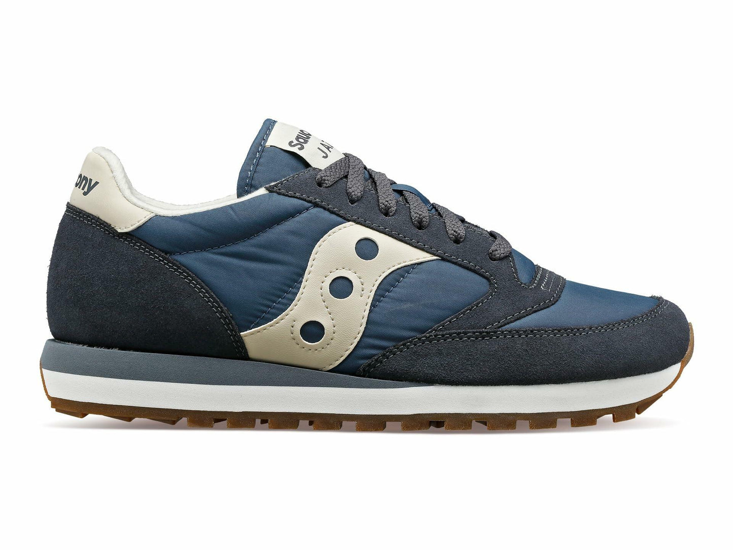 Saucony Men's Jazz Original Sneaker, Navy/Cream, 10