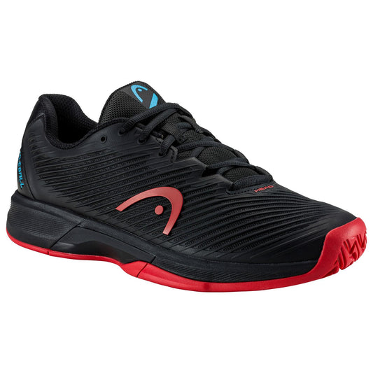 HEAD Revolt Pro 4.0 Men's Pickleball Shoes, Black/Red Color, Size 11.0