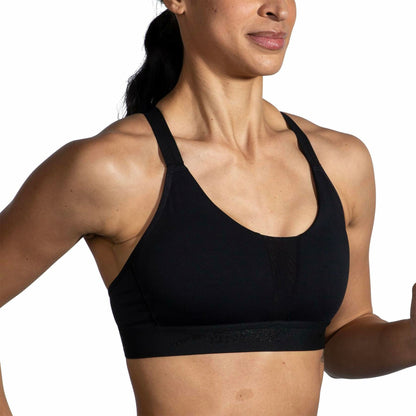 Brooks Women's Plunge 2.0 Sports Bra for Running, Workouts & Sports - Black - S