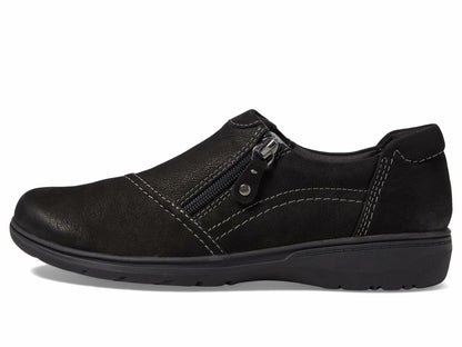 Clarks Black's Carleigh Ray Oxford, Black Nubuck, 11 Medium US