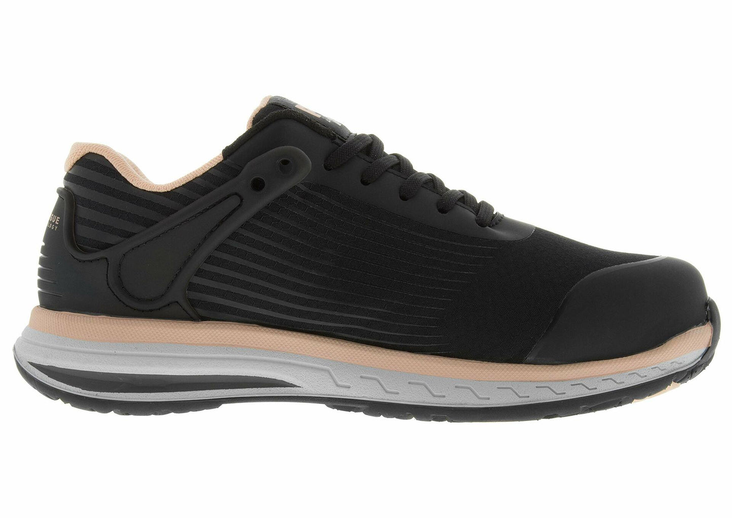 Timberland PRO Women's Drivetrain Composite Safety Toe Electrical Hazard Athletic Work Shoe, Black/Pink, 7.5 M US
