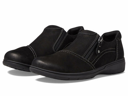 Clarks Black's Carleigh Ray Oxford, Black Nubuck, 11 Medium US