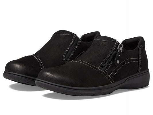 Clarks Black's Carleigh Ray Oxford, Black Nubuck, 11 Medium US