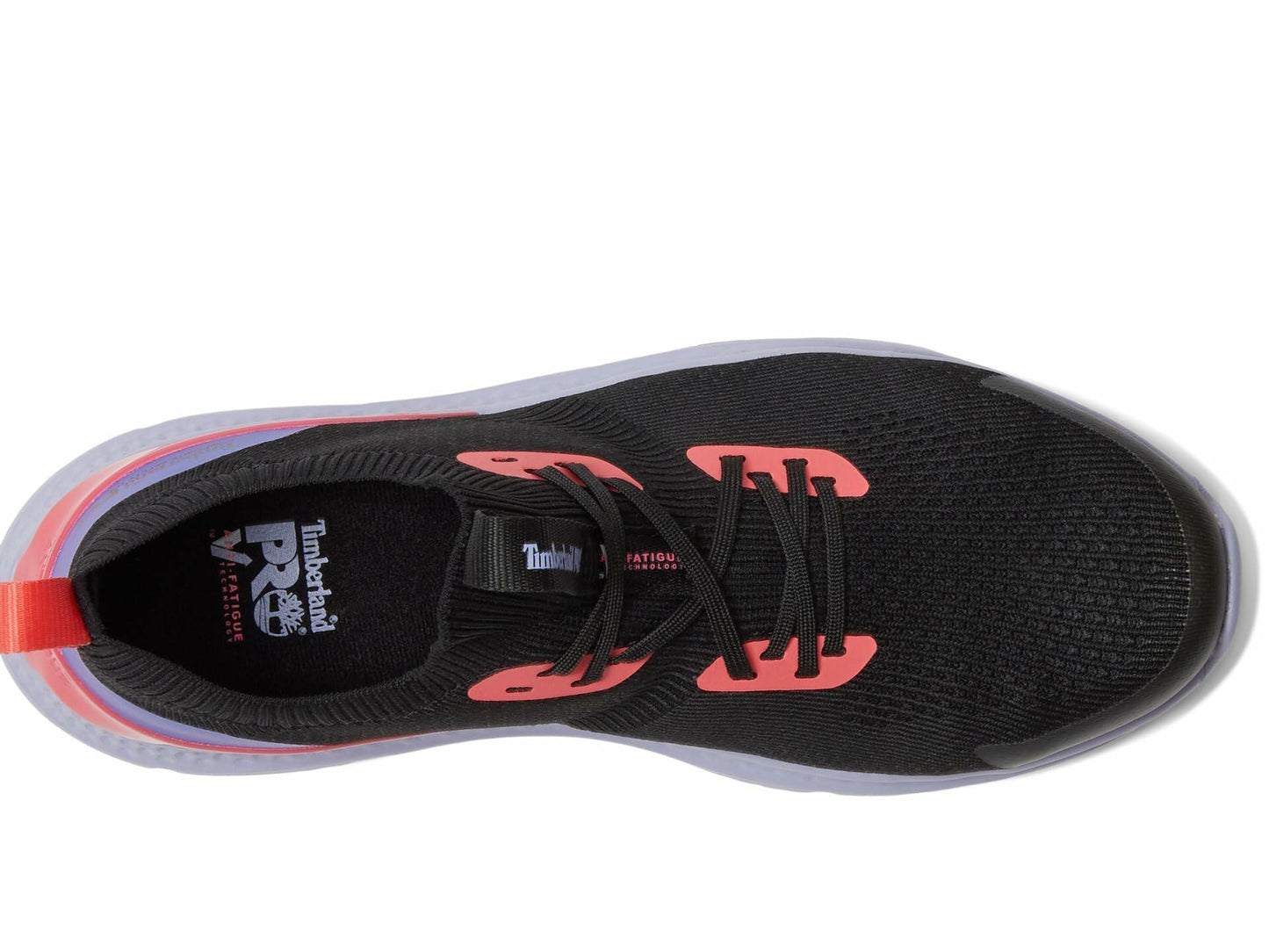 Timberland PRO® Setra Knit Composite Safety Toe Women’s Sneakers – Breathable Upper – Removable Insole Black/Pink 8 B - Medium