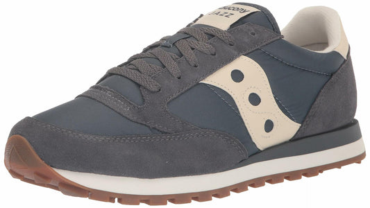 Saucony Men's Jazz Original Sneaker, Navy/Cream, 10