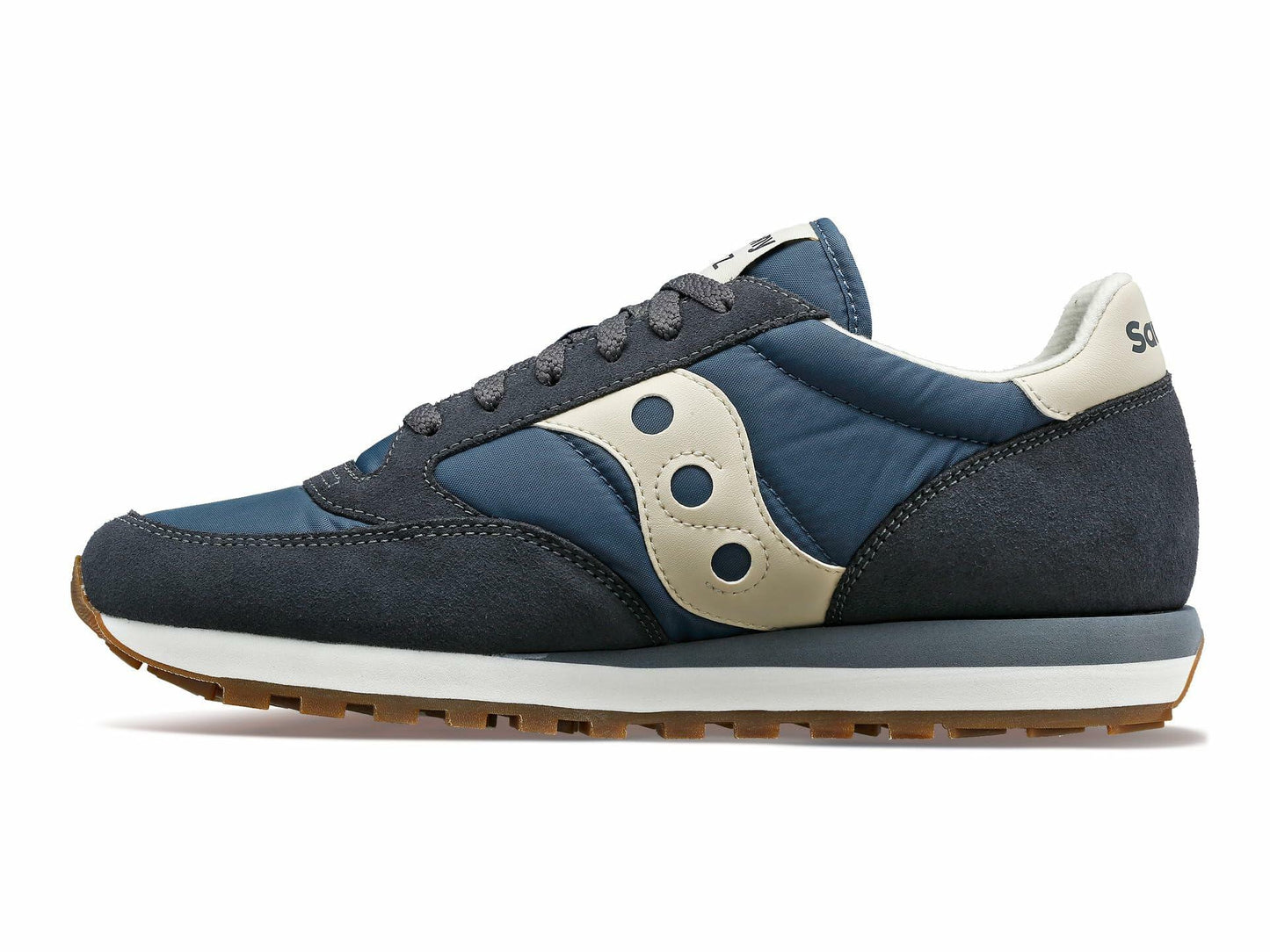 Saucony Men's Jazz Original Sneaker, Navy/Cream, 10