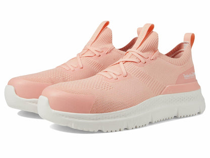 Timberland PRO® Setra Knit Composite Safety Toe Women’s Sneakers – Breathable Upper – Removable Insole Pink/White 7 B - Medium