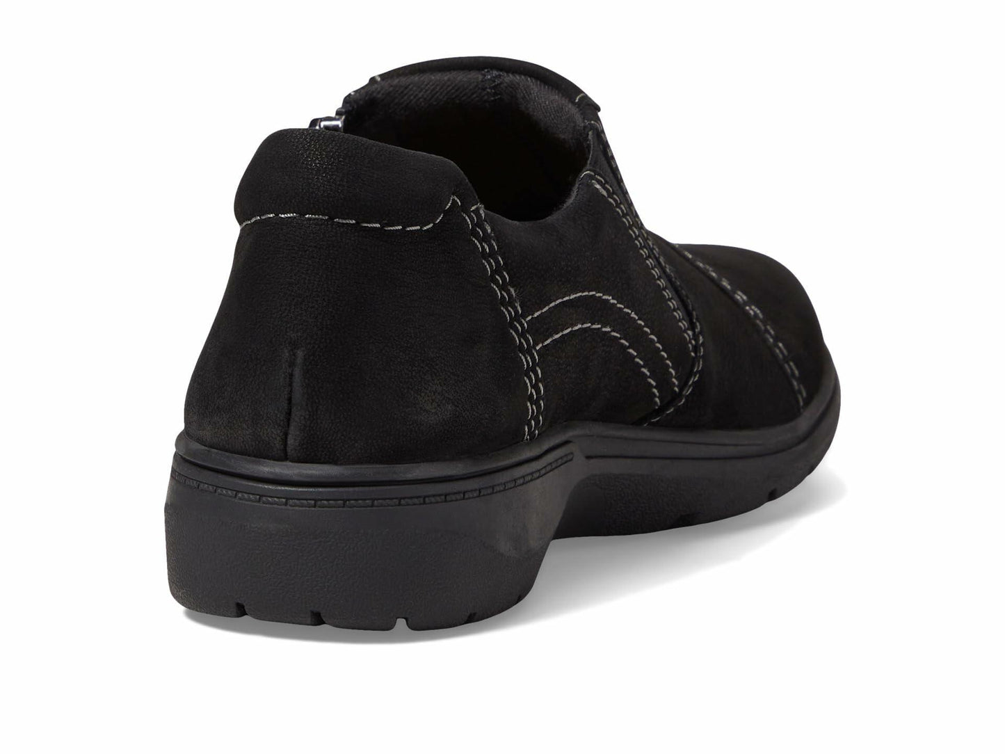 Clarks Black's Carleigh Ray Oxford, Black Nubuck, 11 Medium US