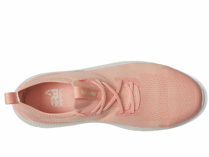 Timberland PRO® Setra Knit Composite Safety Toe Women’s Sneakers – Breathable Upper – Removable Insole Pink/White 7 B - Medium