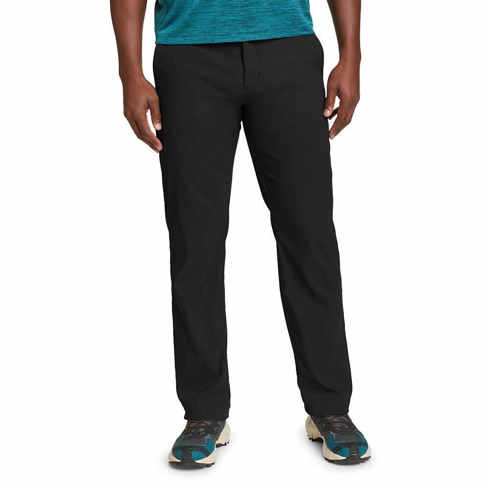 Eddie Bauer Men's Horizon Guide Chino Pants, Black, 34W x 32L