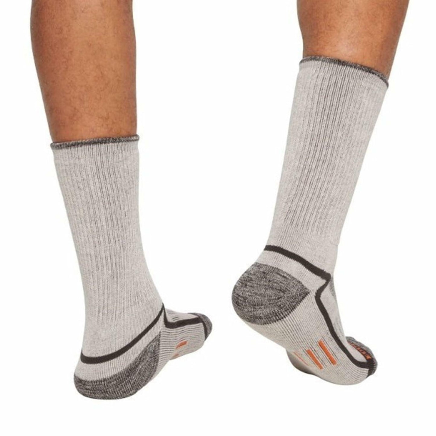 Eddie Bauer Men's 6-Pack Trail Sock, One size fits men's shoe sizes 6-12 (US, Alpha, One Size, Regular, Regular, Blue Pack)