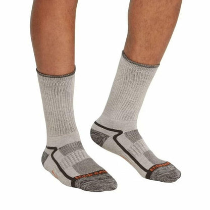 Eddie Bauer Men's 6-Pack Trail Sock, One size fits men's shoe sizes 6-12 (US, Alpha, One Size, Regular, Regular, Blue Pack)