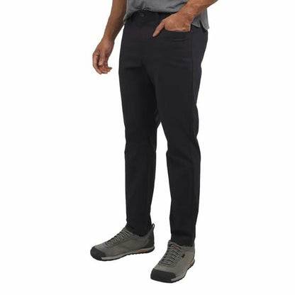 Weatherproof Vintage Men’s Tech Pants – Water-Resistant Stretch Performance Pants with Flex Waistband, Straight Fit (Black, 30x29)