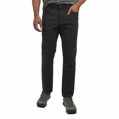 Weatherproof Vintage Men’s Tech Pants – Water-Resistant Stretch Performance Pants with Flex Waistband, Straight Fit (Black, 30x29)