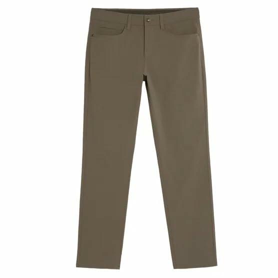 Weatherproof Vintage Men’s Tech Pants – Water-Resistant Stretch Performance Pants with Flex Waistband, Straight Fit (Tan, 30x32)