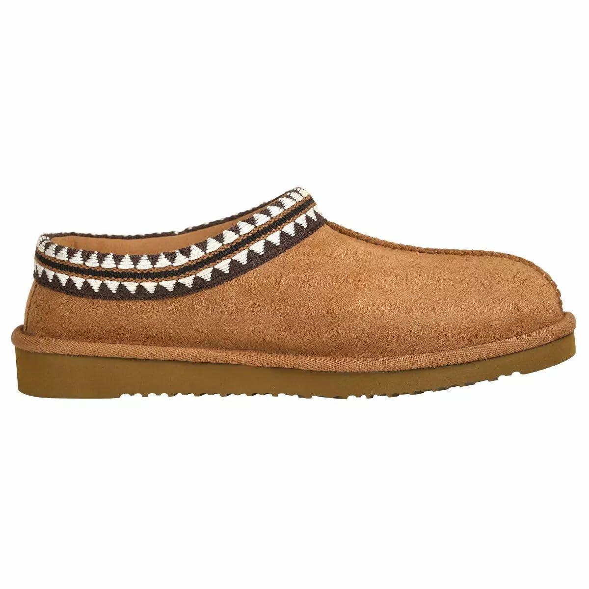 Kirkland Signature Unisex Shearling Slipper Havane (Chestnut, US Footwear Size System, Adult, Men, Numeric, Medium, 10)