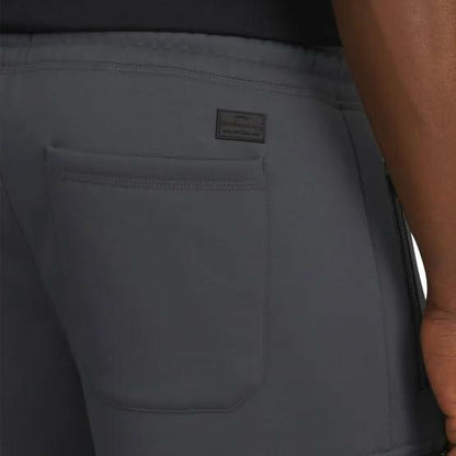 Weatherproof Vintage Men's Heavyweight Cargo Sweatpants - with Zip Pockets and Flex Waist (Gray, M)