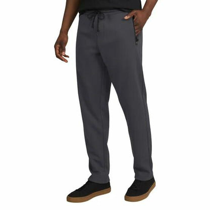 Weatherproof Vintage Men's Heavyweight Cargo Sweatpants - with Zip Pockets and Flex Waist (Gray, M)