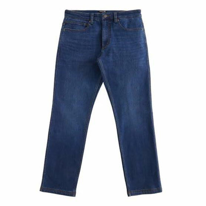 Kirkland Signature Men's Comfort Stretch Straight Fit Classic 5 Pocket Denim Jean (US, Waist Inseam, 38, 29, Regular, Regular, Dark Blue)