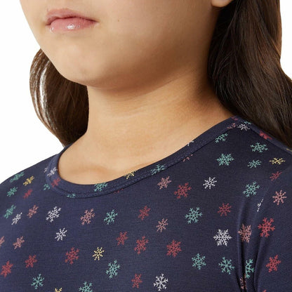 32 Degrees Kid's Heat Base Layer Set (Navy Snowflake, X-Large)