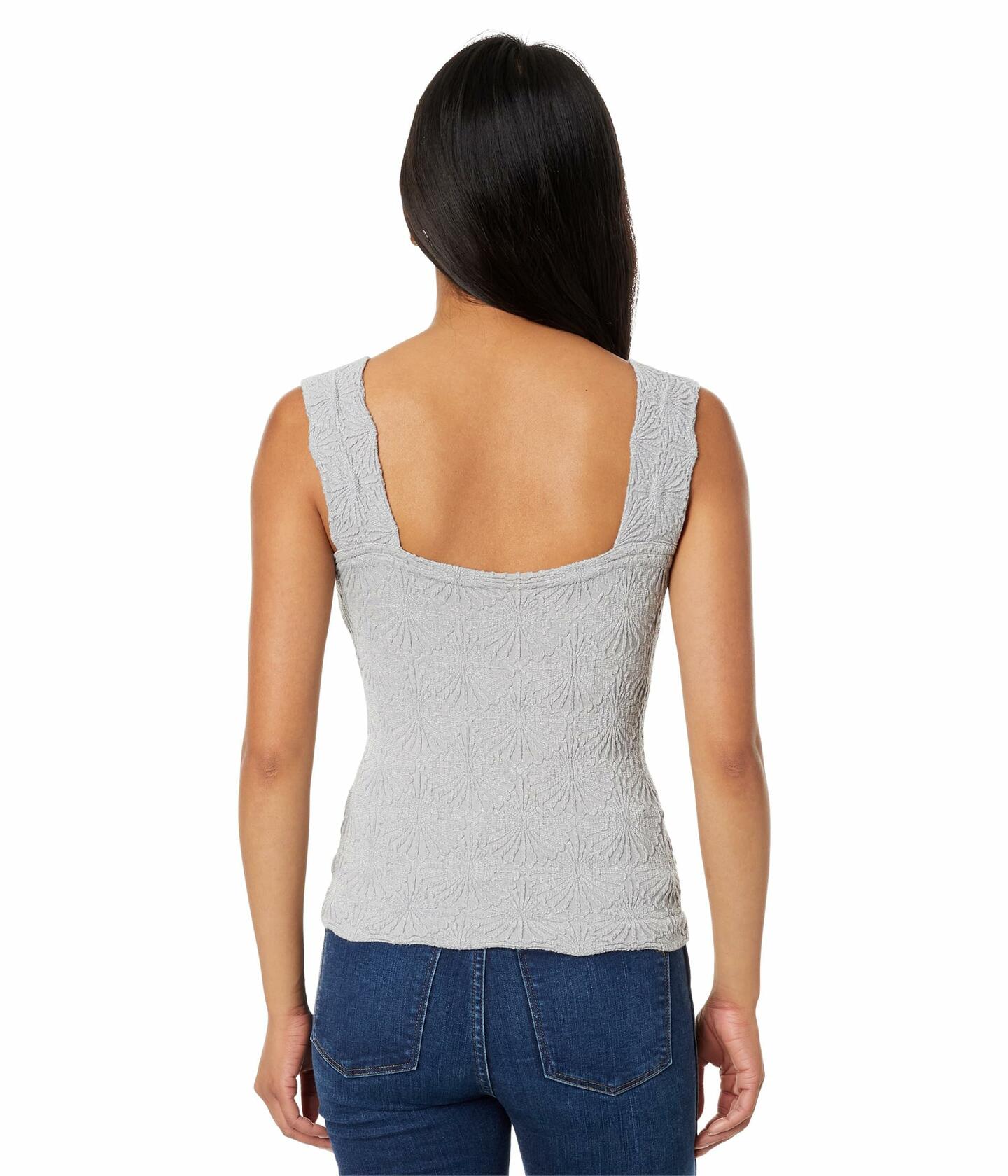 Free People Women's Love Letter Cami, Evening Haze Medium-Large